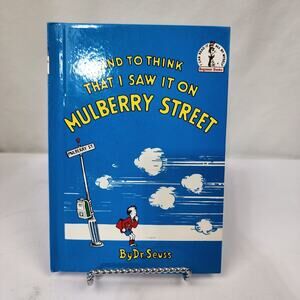 And to Think That I Saw It on Mulberry Street - Hardcover By Dr. Seuss - VGUC